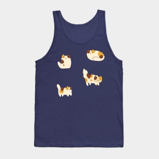 Four Calico Cats Tank Top